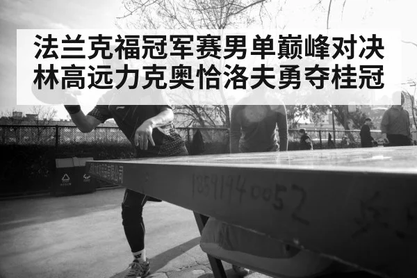 法兰克福冠军赛男单巅峰对决林高远力克奥恰洛夫勇夺桂冠